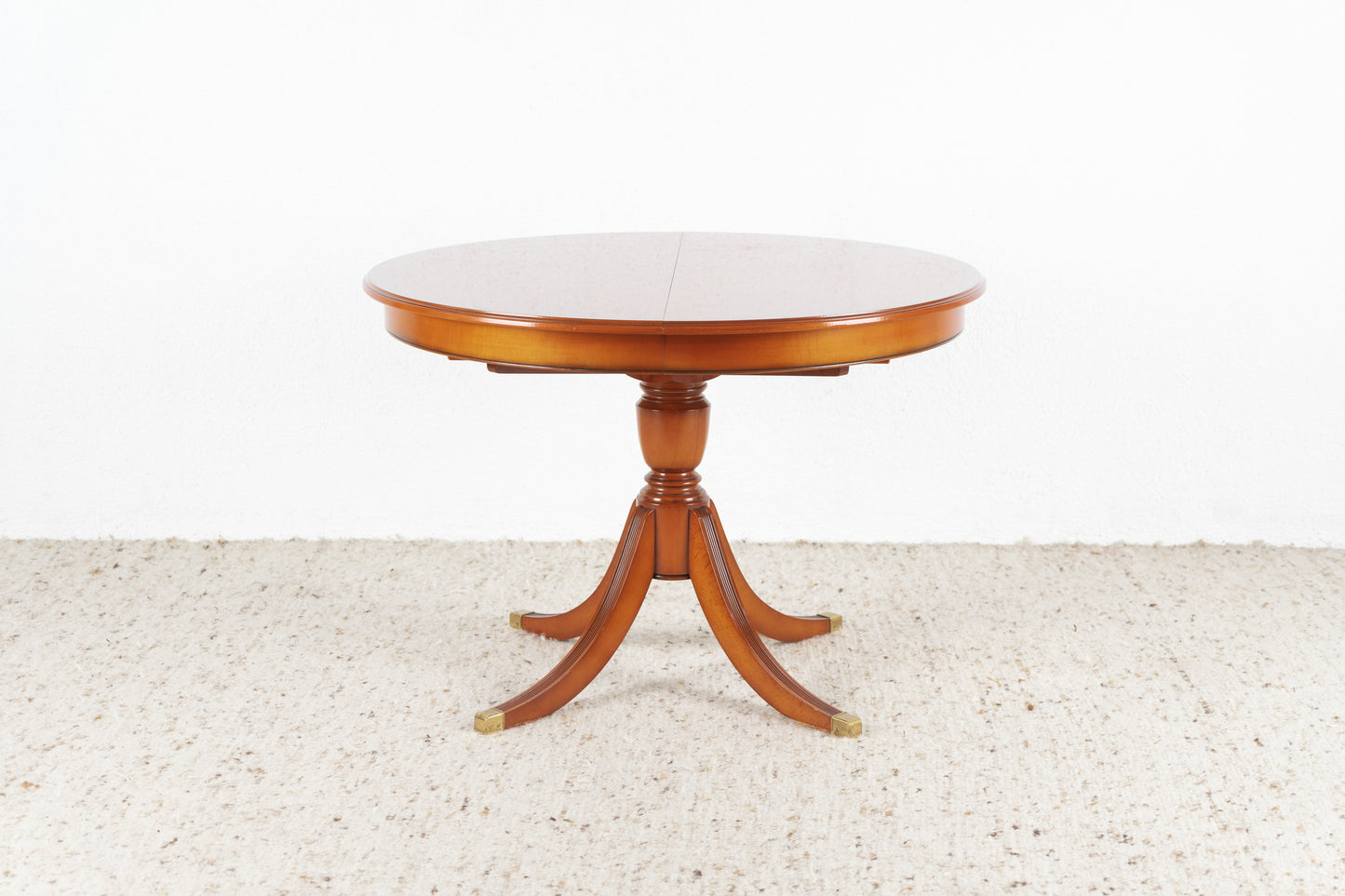 Vintage Tisch Rund Holz Esstisch Küchentisch Ausziehbar