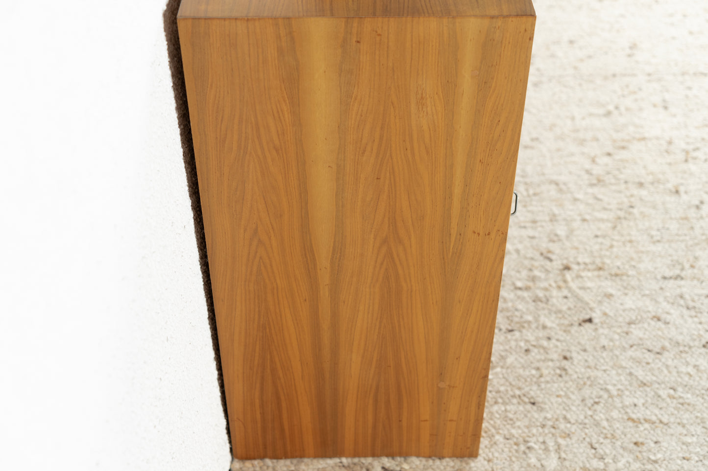 Vintage Kommode Schränkchen Ablage Holz Nuss Mid Century