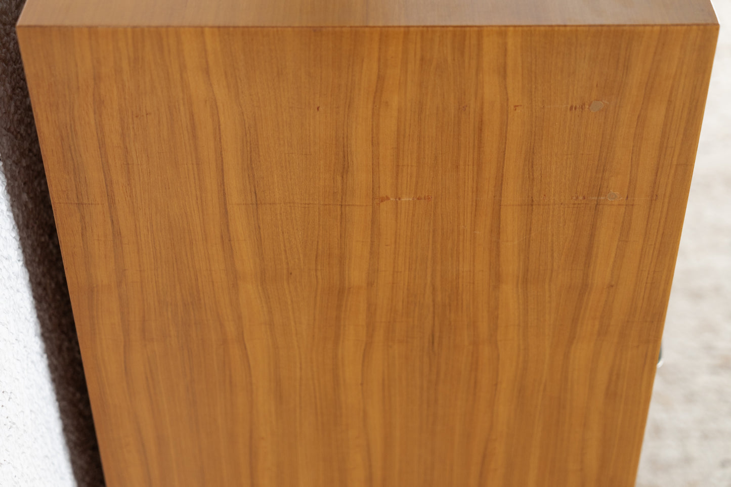 Vintage Kommode Schränkchen Ablage Flur Mid Century Holz Nuss GERO