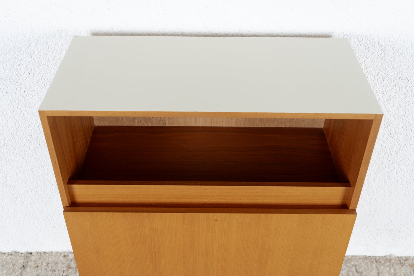 Vintage Kommode Sideboard Schrank Holz Nuss Mid Century