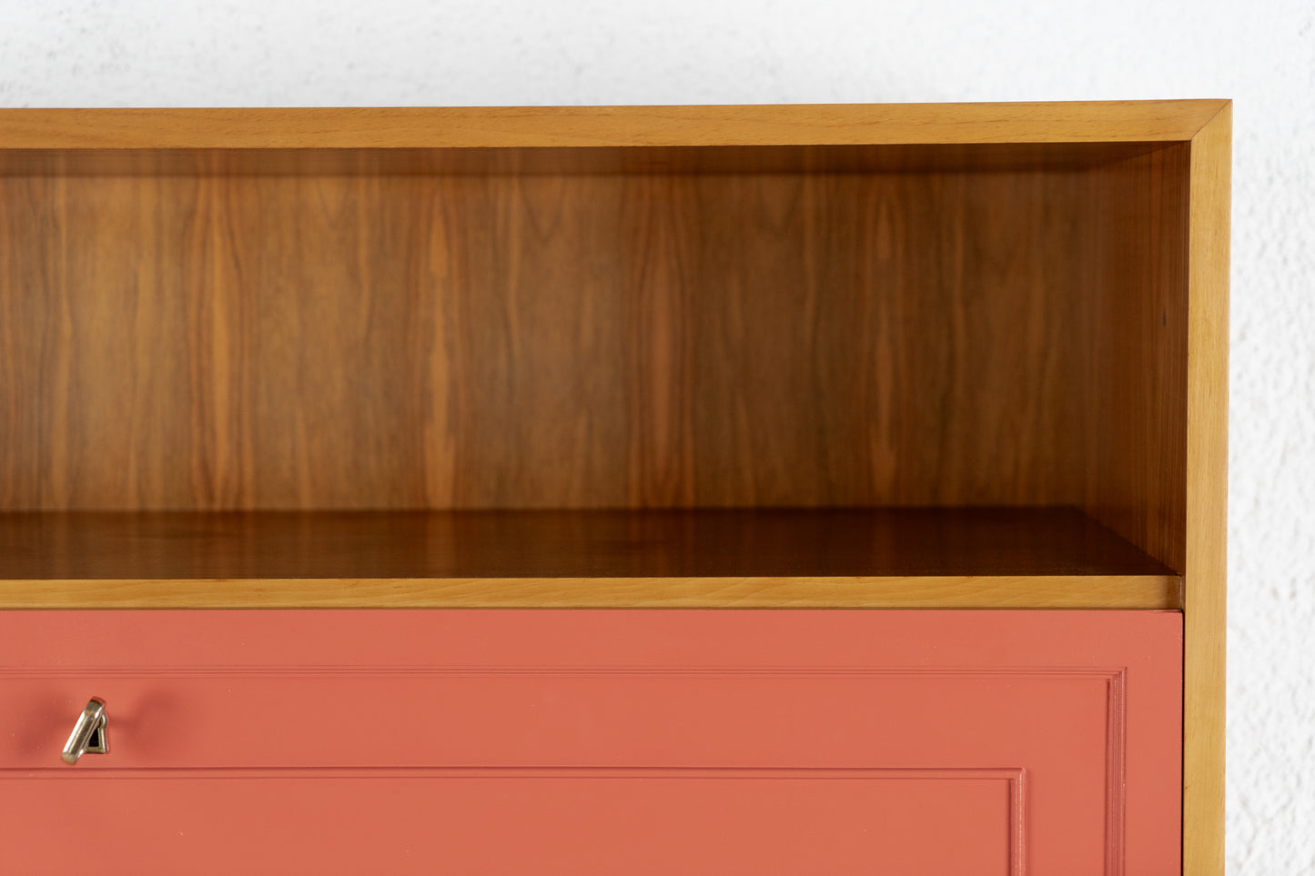 Vintage Sekretär Kommode Schrank Mid Century Holz Nuss GERO