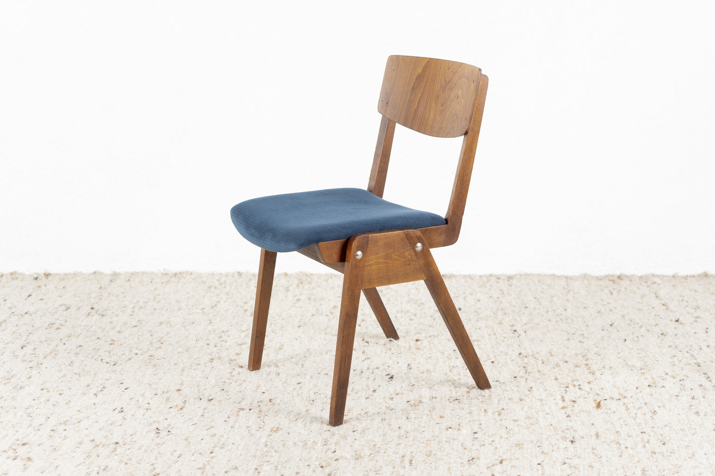 Vintage Stuhl Wunschfarbe Stühle Stapelstühle Holz Polster Bunt Theaterstuhl Küche Esstisch