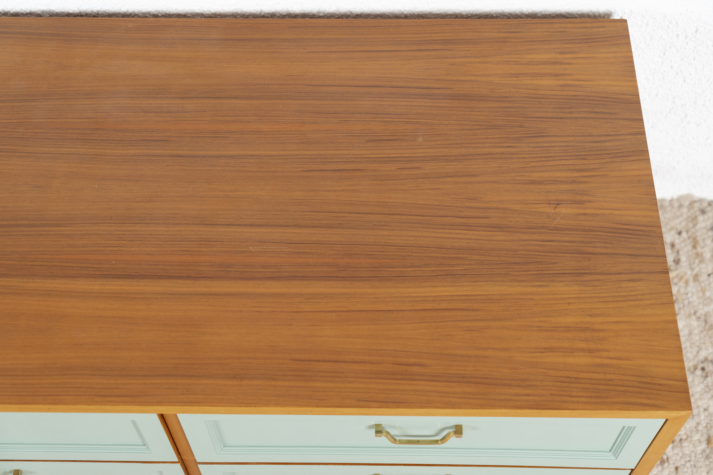 Vintage Sideboard TV Lowboard Kommode Mid Century Holz Nuss GERO