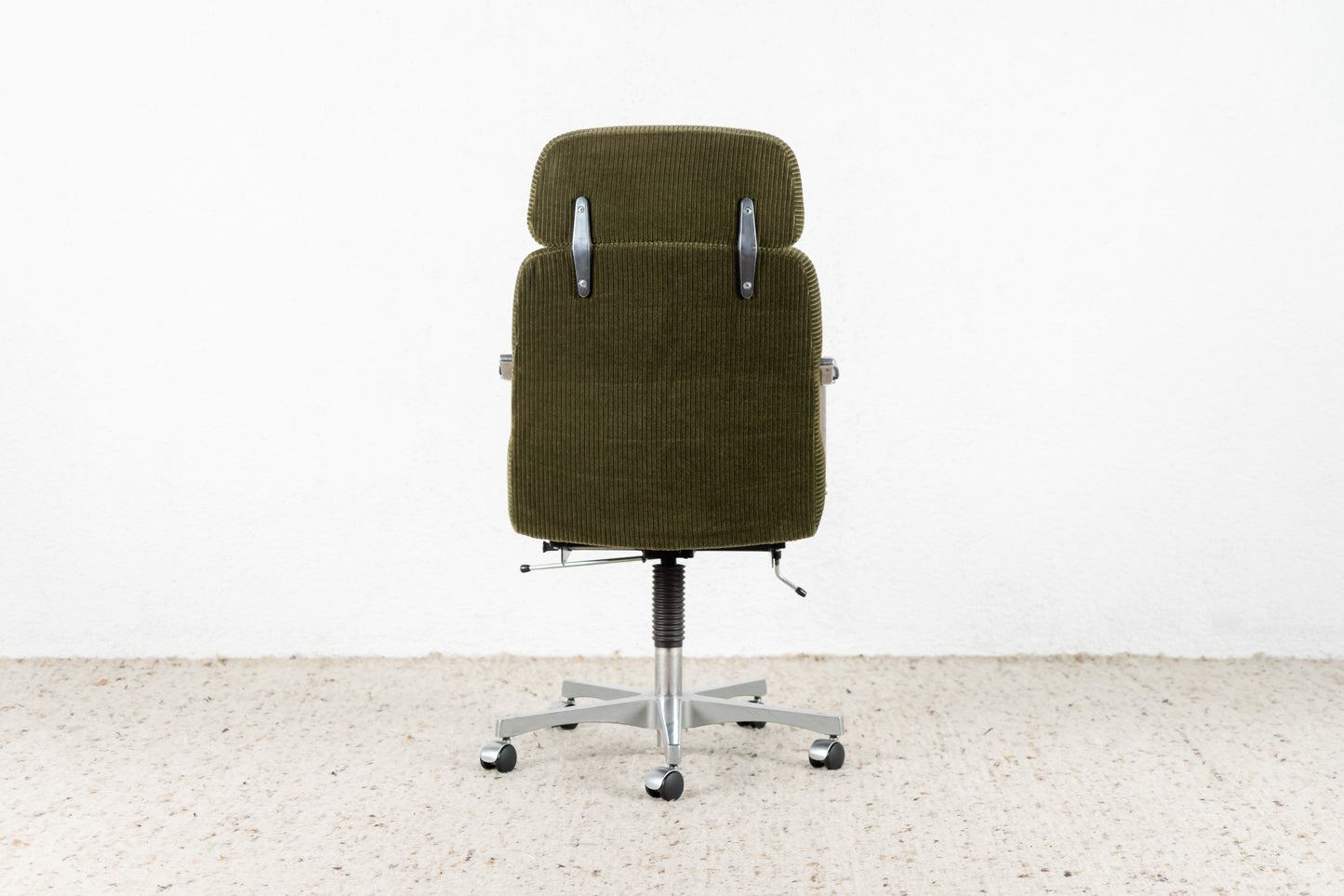 Schreibtischstuhl Büro Cord Grün