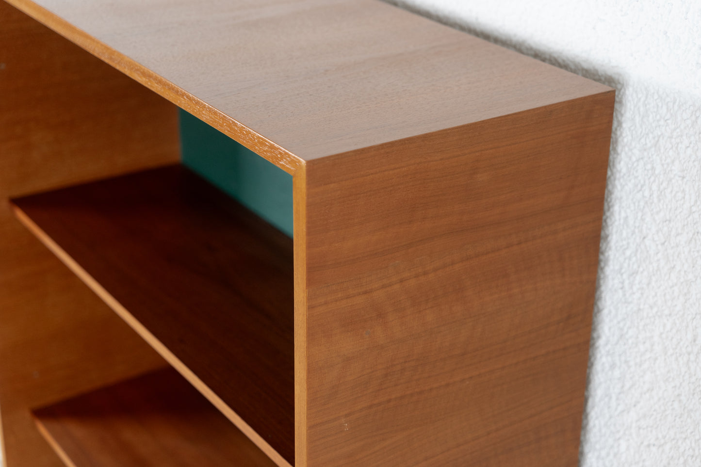 Vintage Regal Bücherregal Schrank Holz Grün 60s