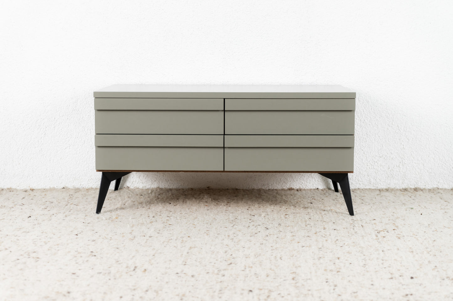 Schubladenkommode Low Board Sideboard Kommode Vintage Tv