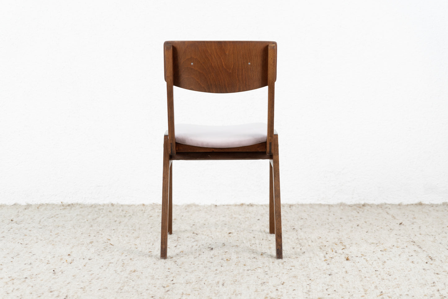 2er Set Vintage Stühle Massivholz Polste Samt Esstischstühle