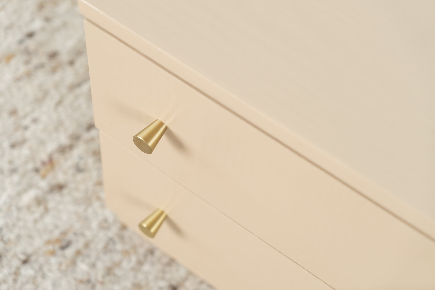 Vintage Sideboard Lowboard Kommode TV Board Creme Schubladen