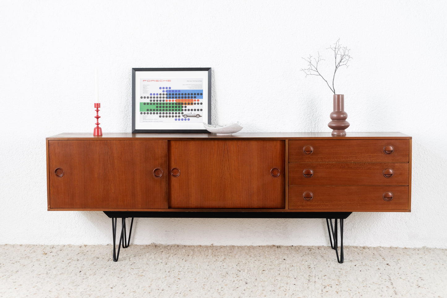Teak Sideboard Watting / Fristho Kommode Schubladen Vintage Mid Century
