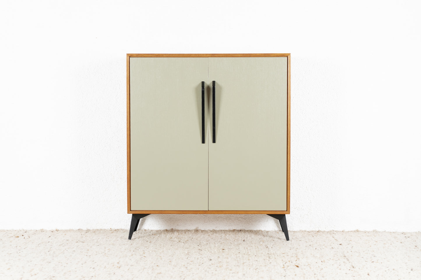 Vintage Kommode Schrank Holz Mid Century Pastell 60s