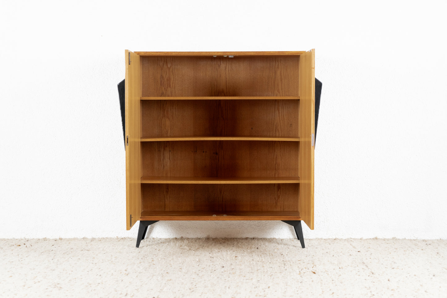 Vintage Kommode Schrank Holz Mid Century Pastell 60s