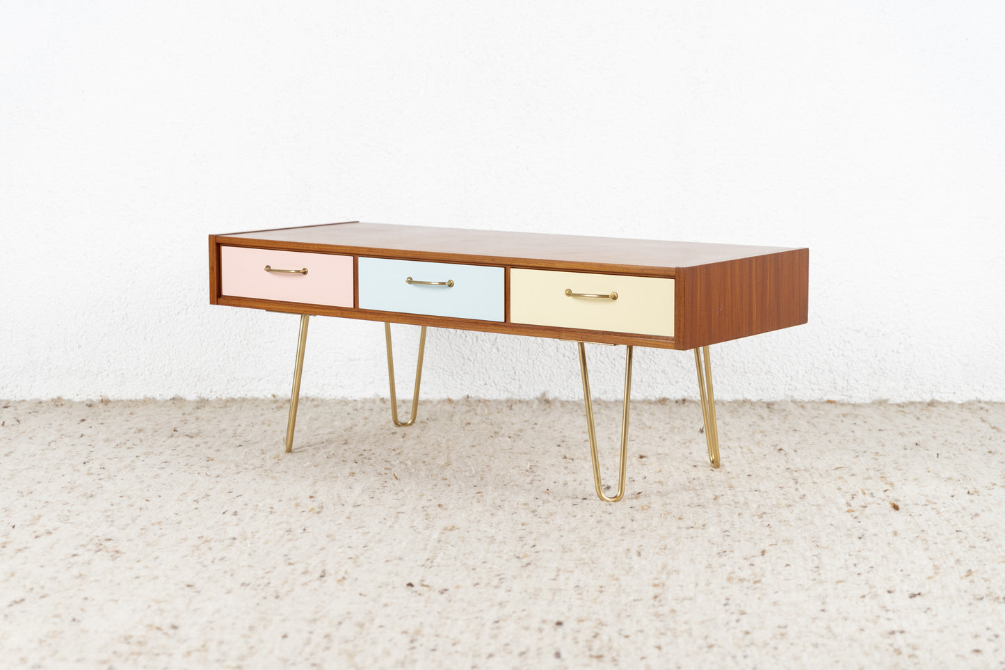 Vintage Kommode Sideboard Schubladen Tv Board Holz Mid Century 60s