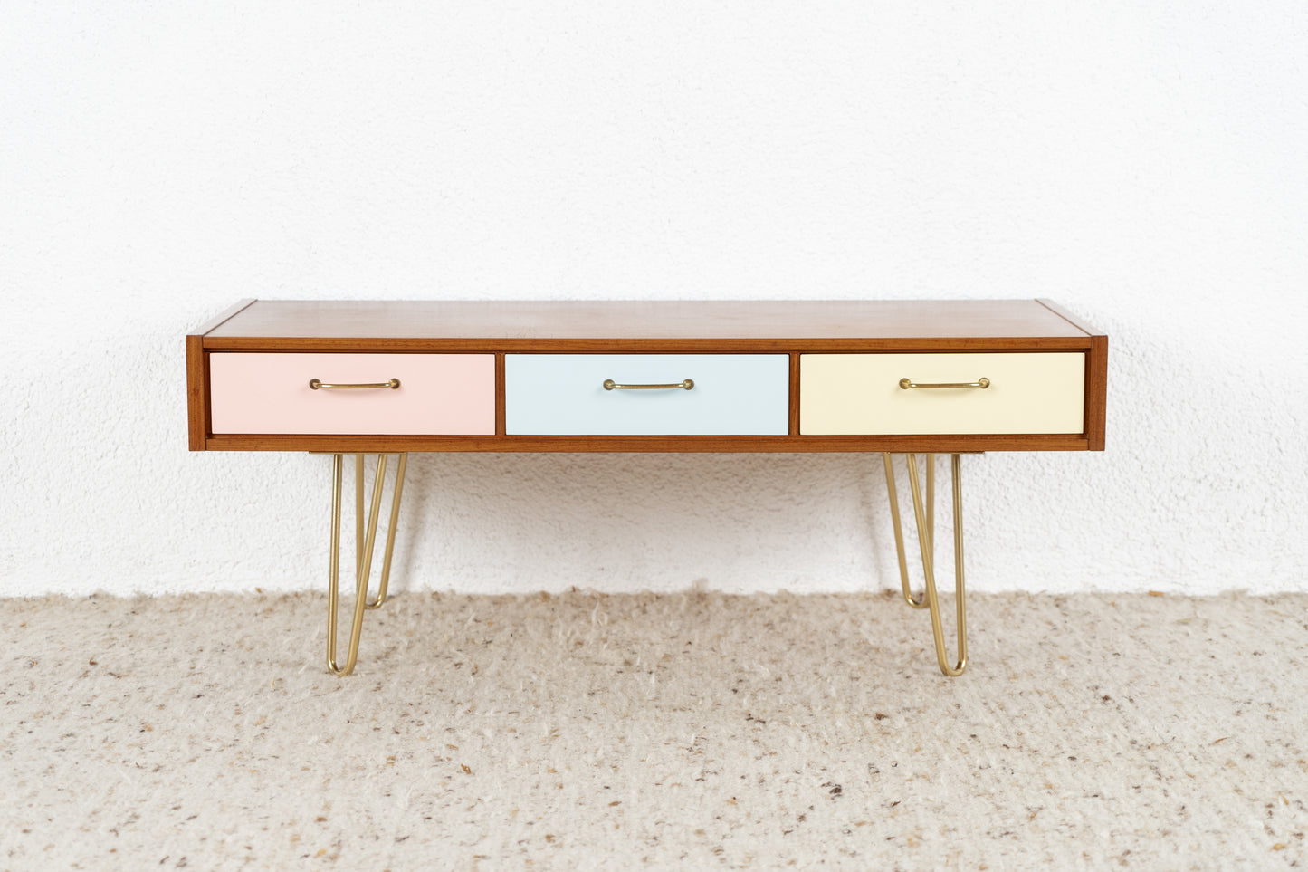 Vintage Kommode Sideboard Schubladen Tv Board Holz Mid Century 60s