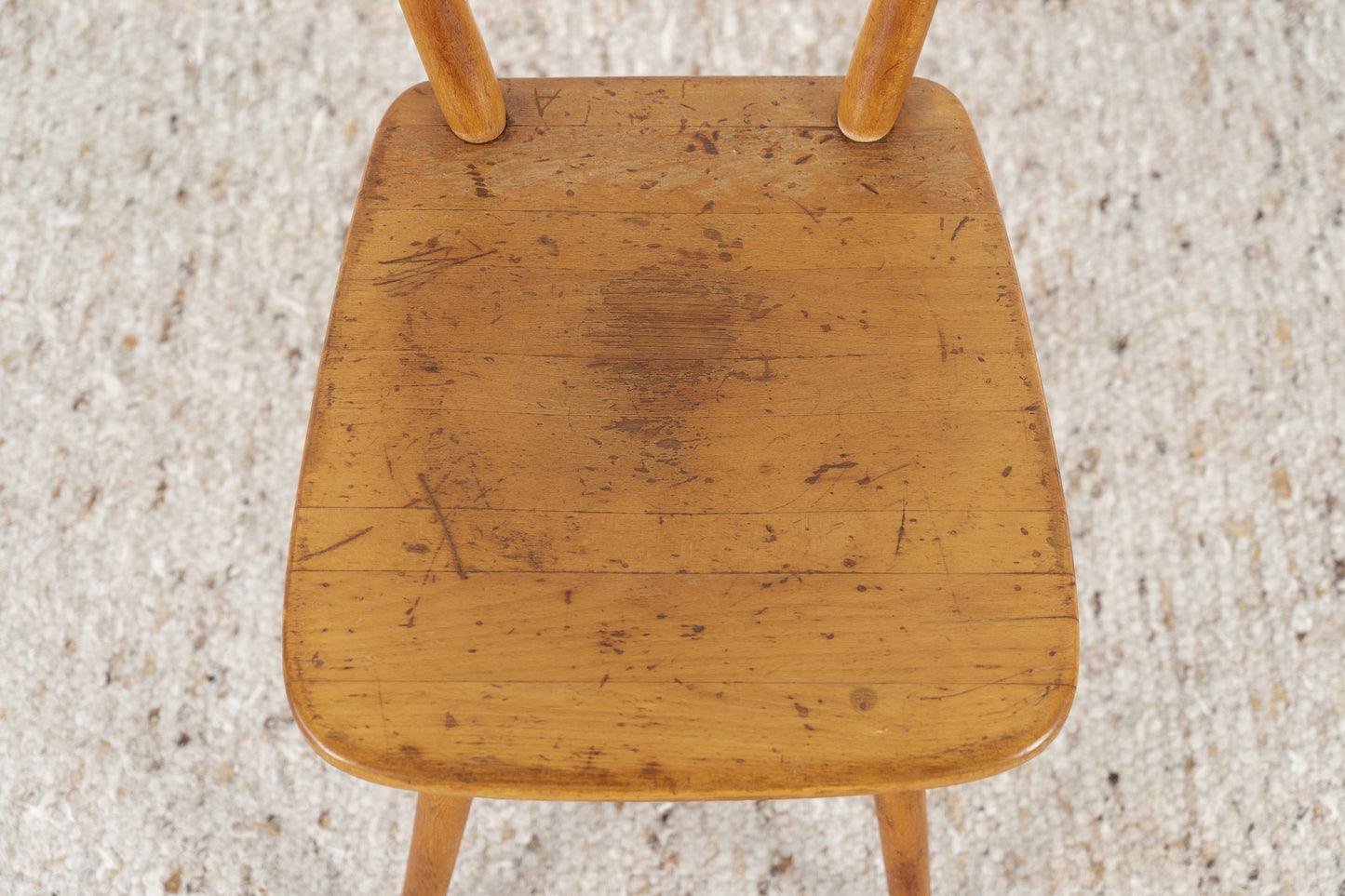 Vintage Stuhl Massivholz Bauernstuhl Kaffeehaus Frankfurter Esstischstuhl