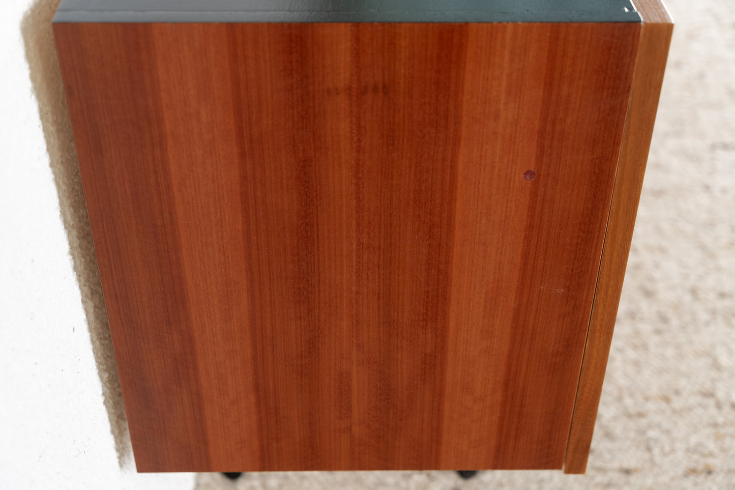 Vintage Sideboard Kommode Holz Mid Century TV Board Schwarz