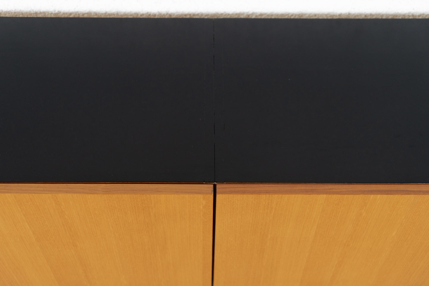 Vintage Sideboard Kommode Holz Mid Century TV Board Schwarz