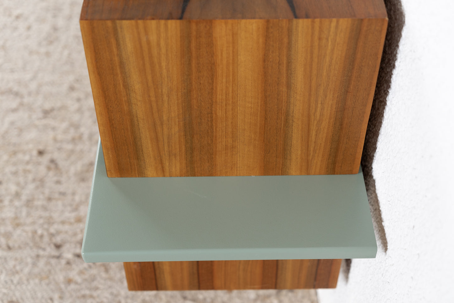 Vintage Sideboard Kommode Regal TV Board Holz Nuss Salbei