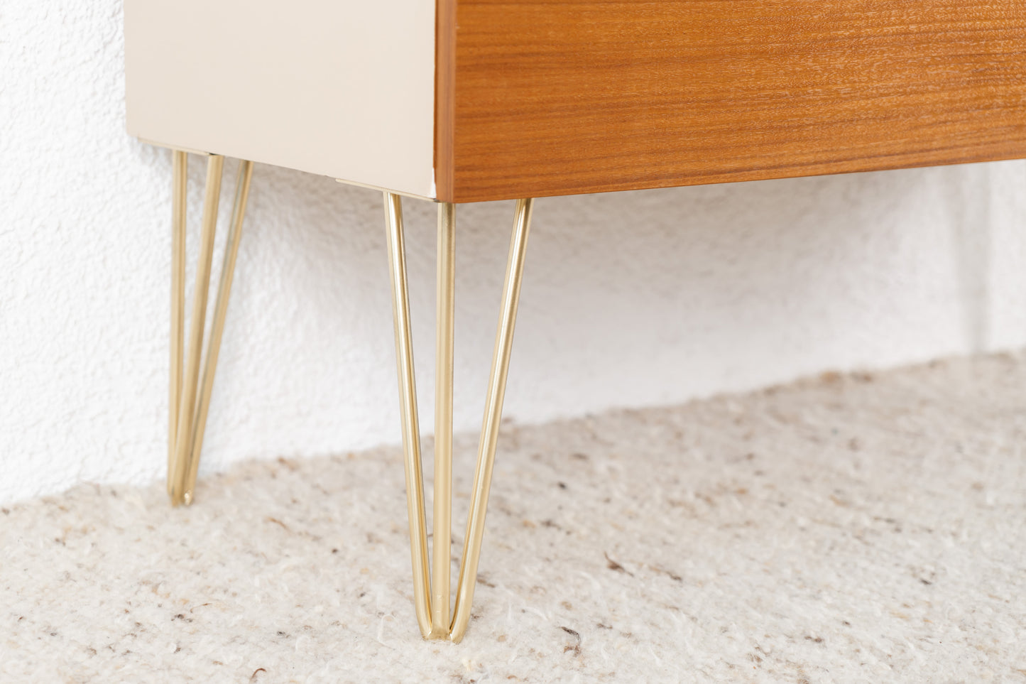 Minibar Beleuchtet Vintage Sideboard Holz Nuss Beige