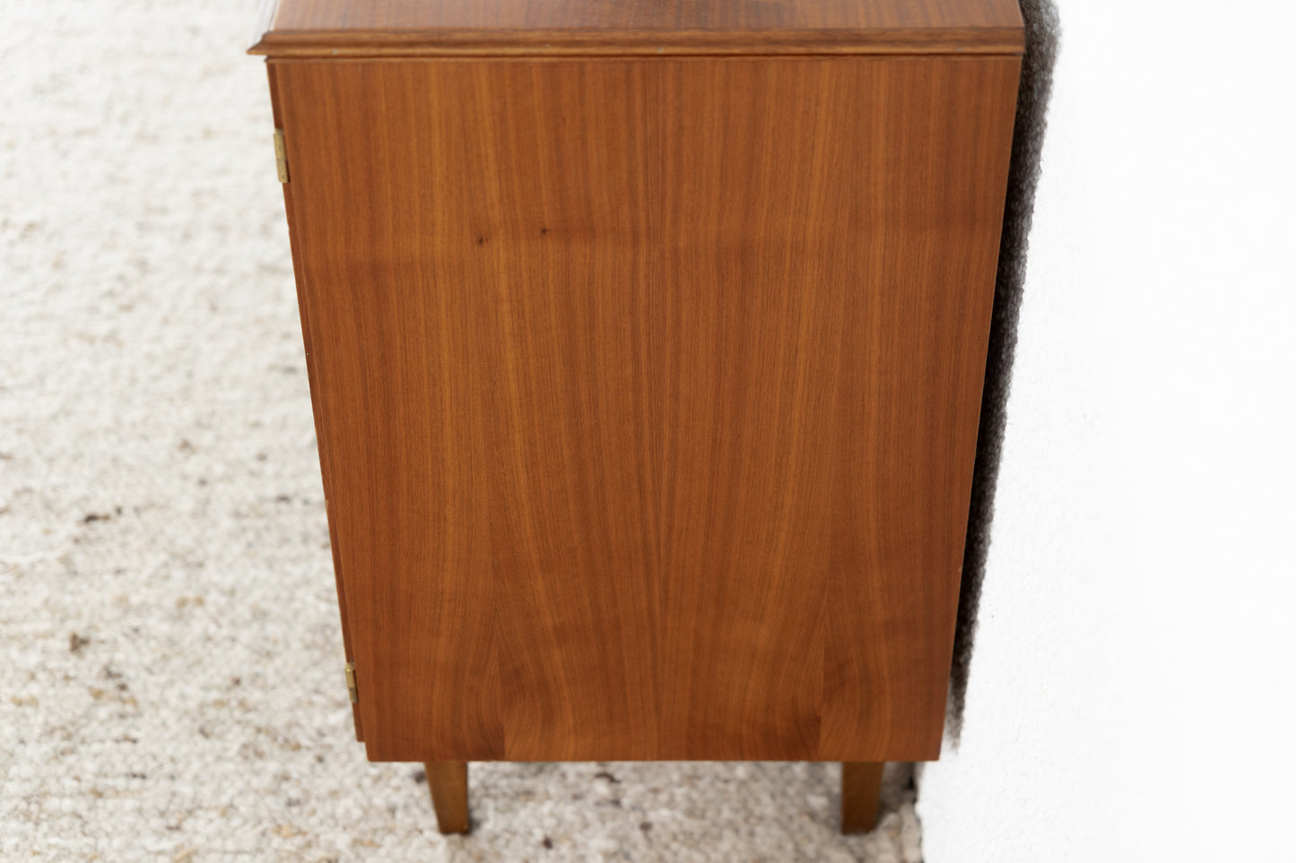 Vintage Kommode Sideboard Schrank Holz Nuss Salbei