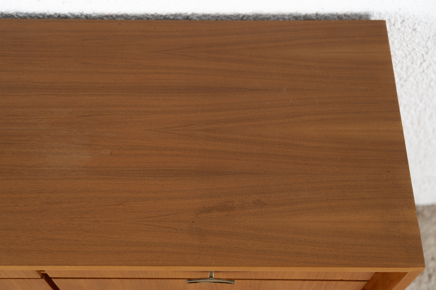 Vintage Kommode Sideboard Musterring Holz Nuss 60s