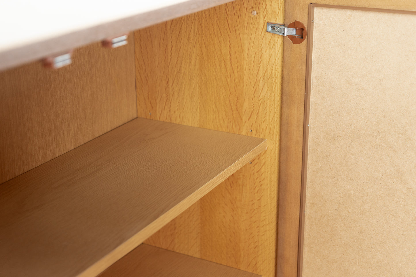 Vintage Kommode Schrank Holz Geflecht Sideboard