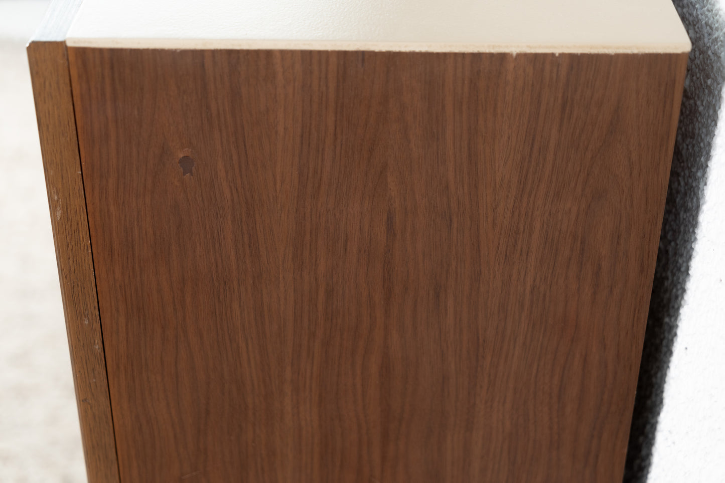 Vintage Kommode Schrank Holz Geflecht Sideboard