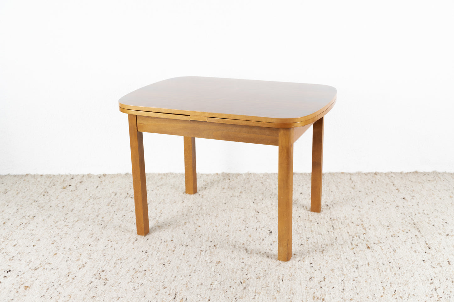 Vintage Esstisch Ausziehbar Küchentisch Nuss Holz Mid Century