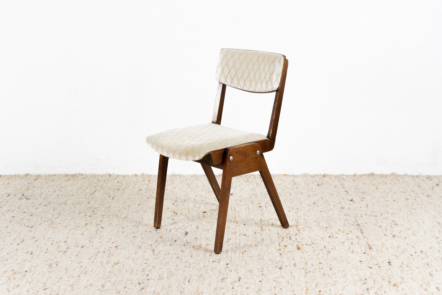 1 von 50 Vintage Stühle Holzstuhl Esstischstühle Massivholz Polster Theaterstuhl Küche
