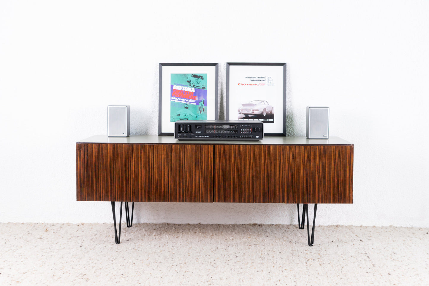 Palisander Hifi Sideboard Mid Century Holz