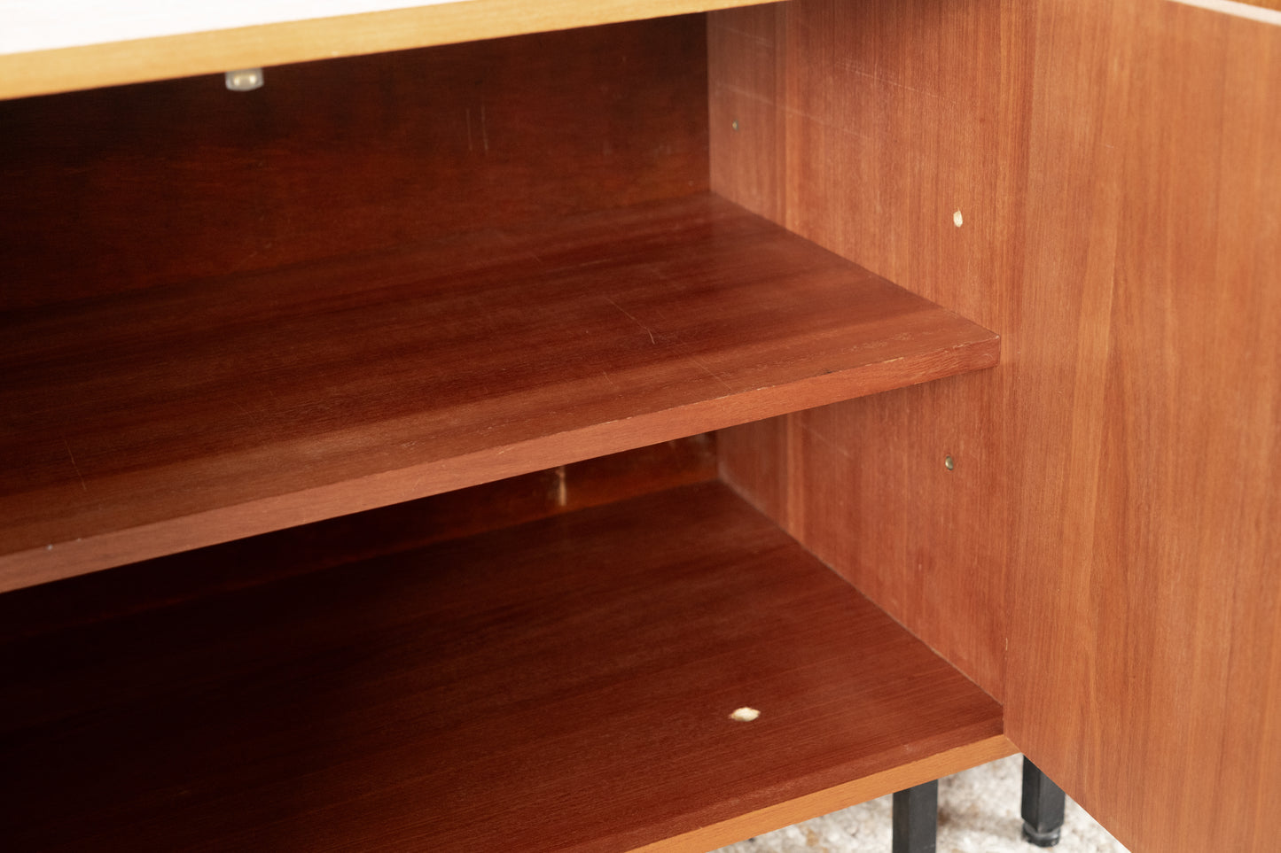 Vintage Kommode Sideboard Holz Mid Century Zweiteilig Tv Board