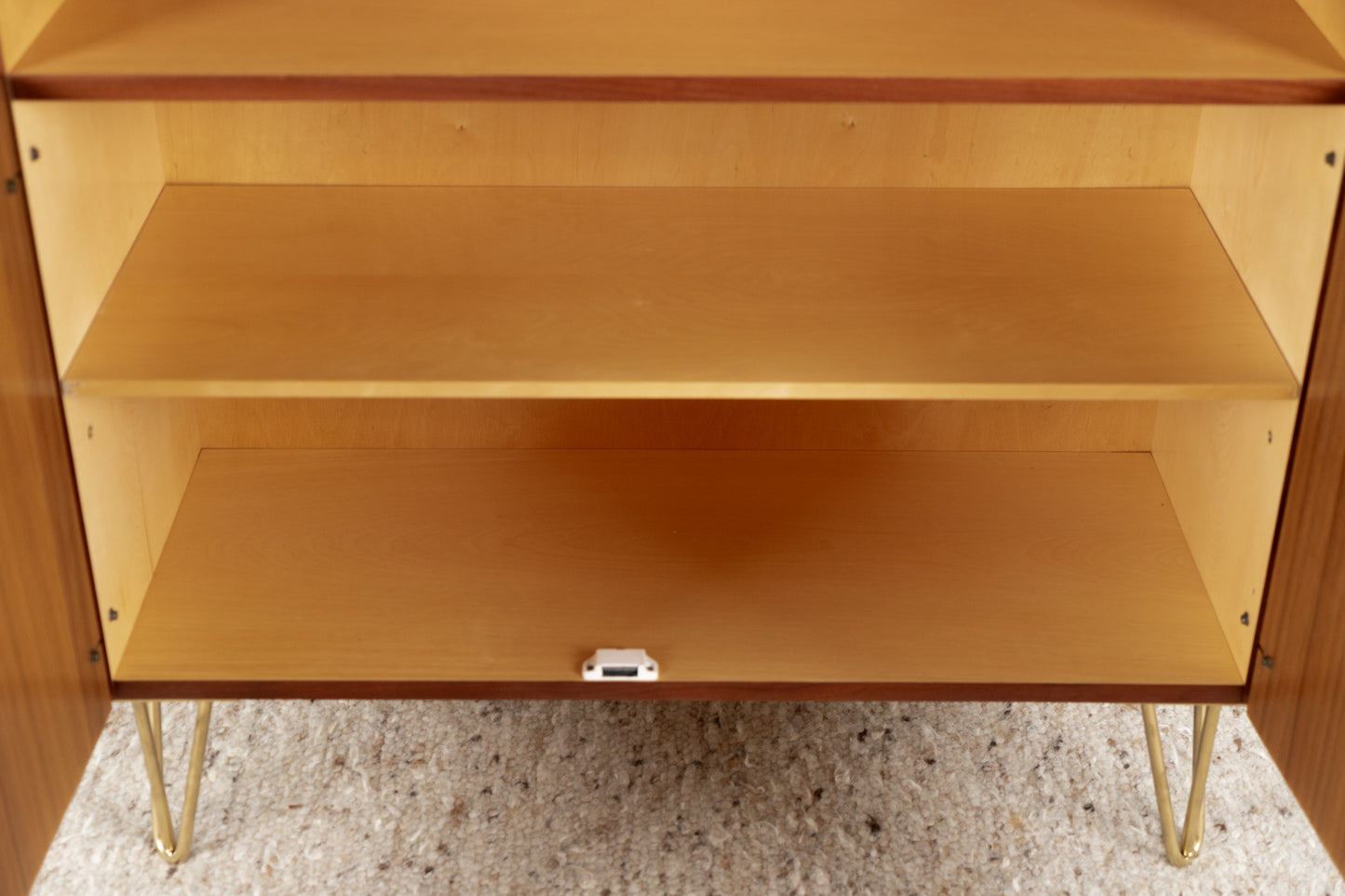 Vintage Schrank Regal Wohnzimmerschrank Mid Century Holz Tv