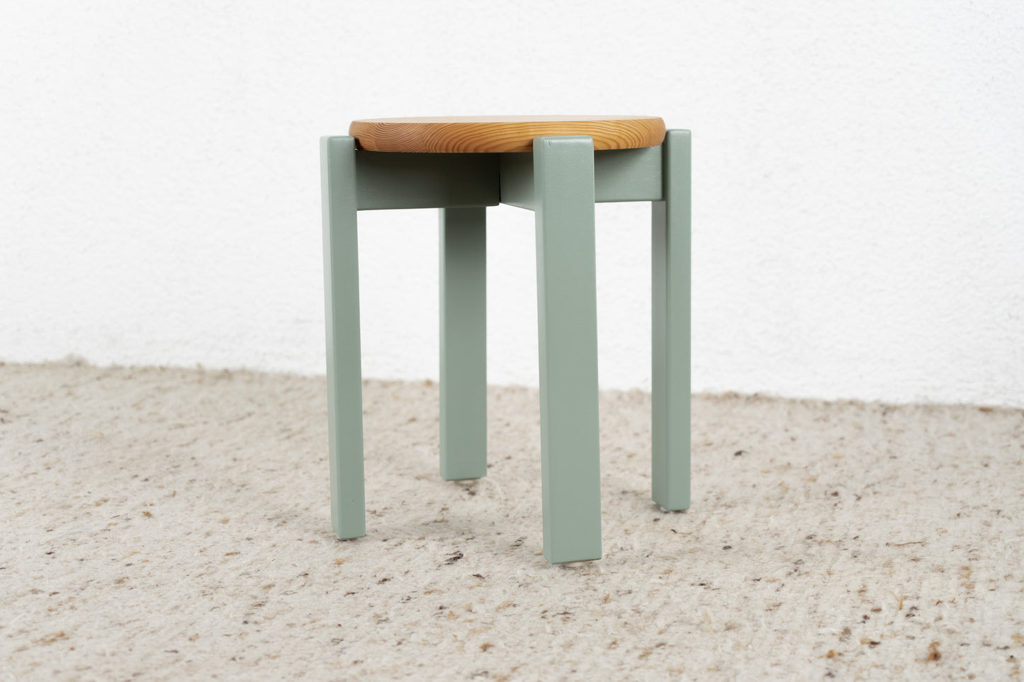 Vintage Hocker Blumentisch Holz