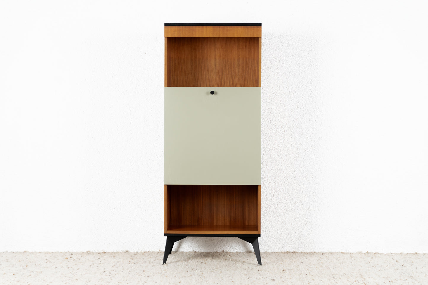 Vintage Schrank Minibar Kommode Holz Mid Century Teak