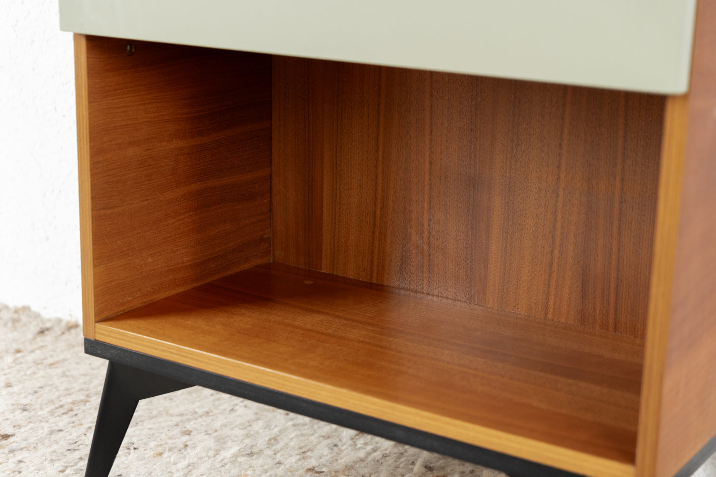 Vintage Schrank Minibar Kommode Holz Mid Century Teak