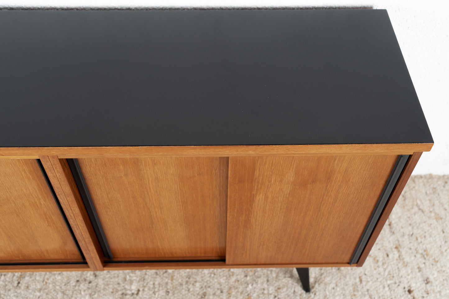Vintage Sideboard Kommode Mid Century Holz Schiebetüren