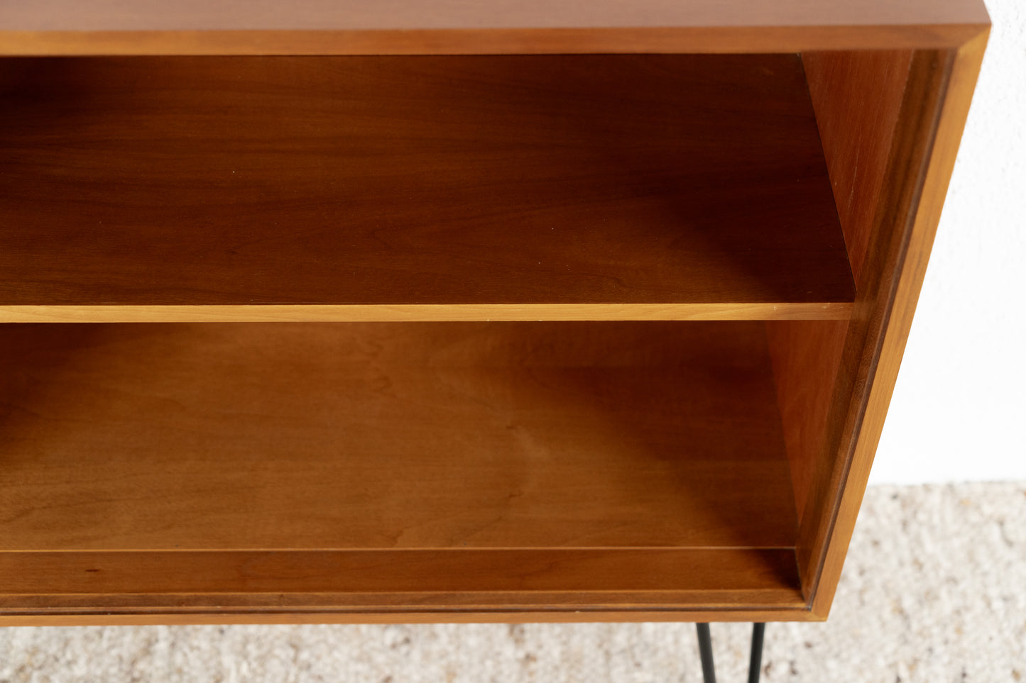 Vintage Regal Kommode Ablage Nuss Mid Century Holz Lothar Wegner