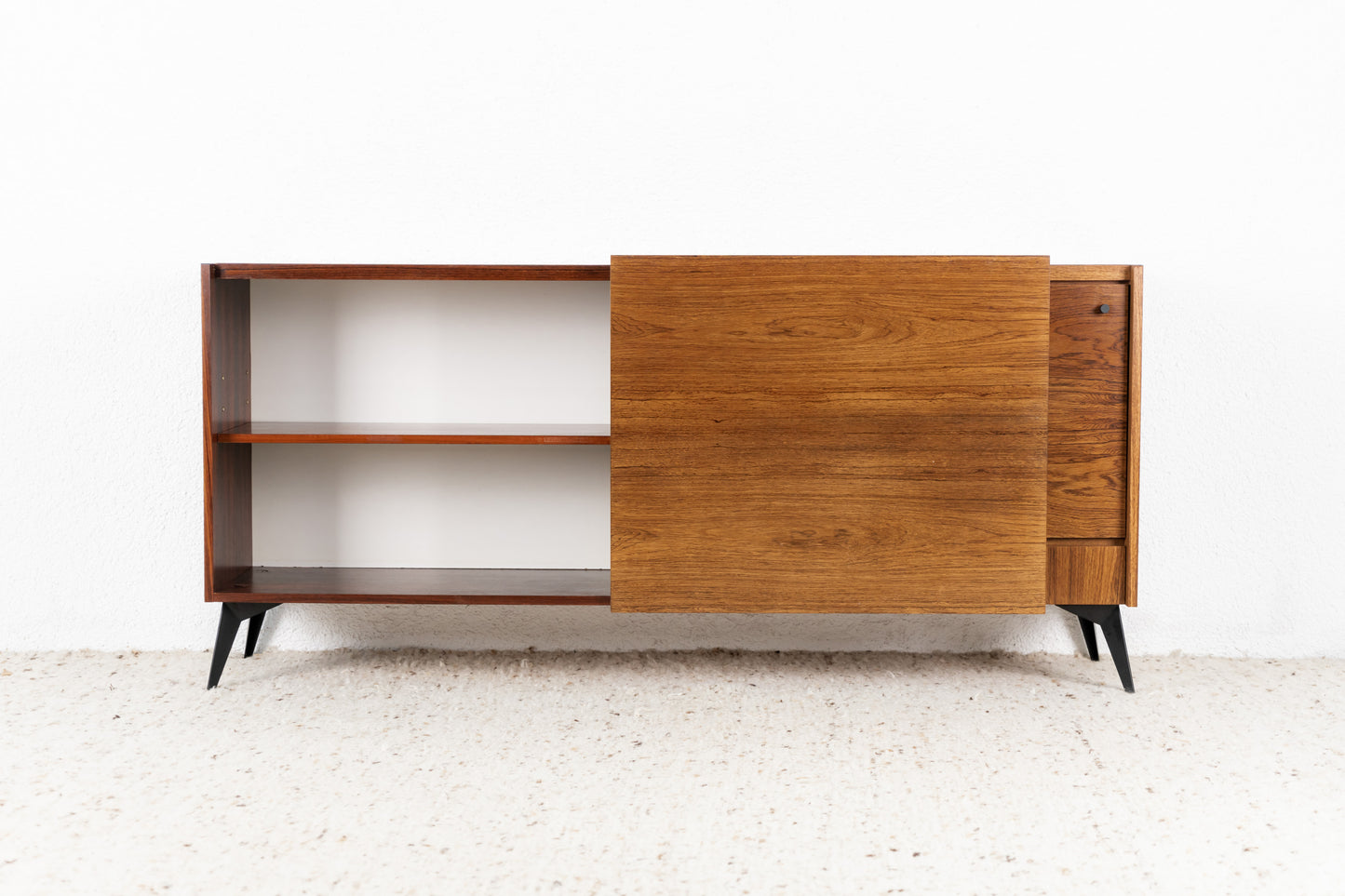 Palisander Sideboard Mid Century schwarz