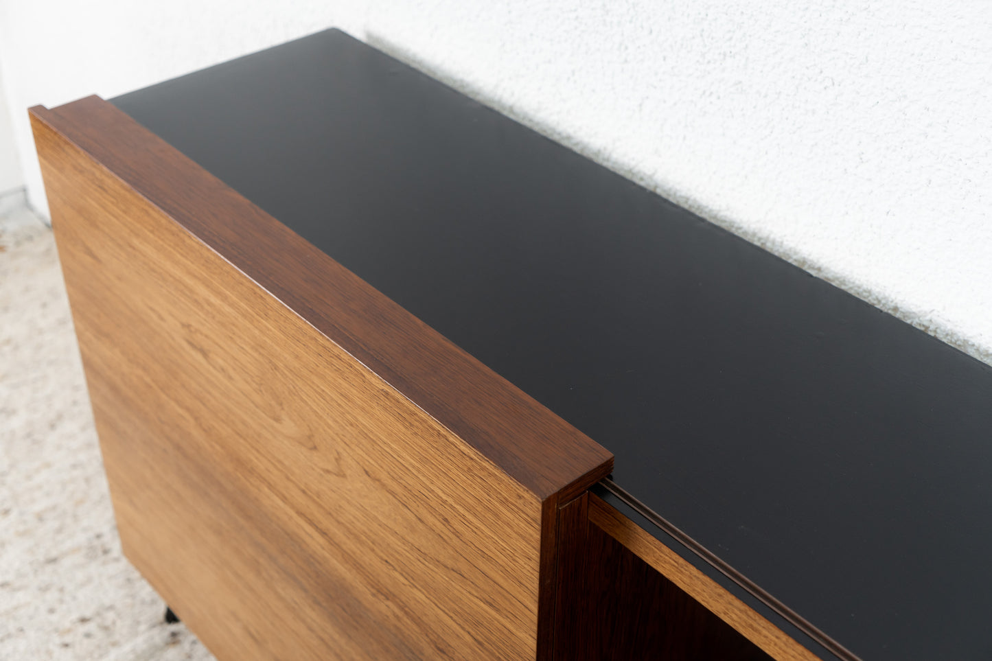 Palisander Sideboard Mid Century schwarz