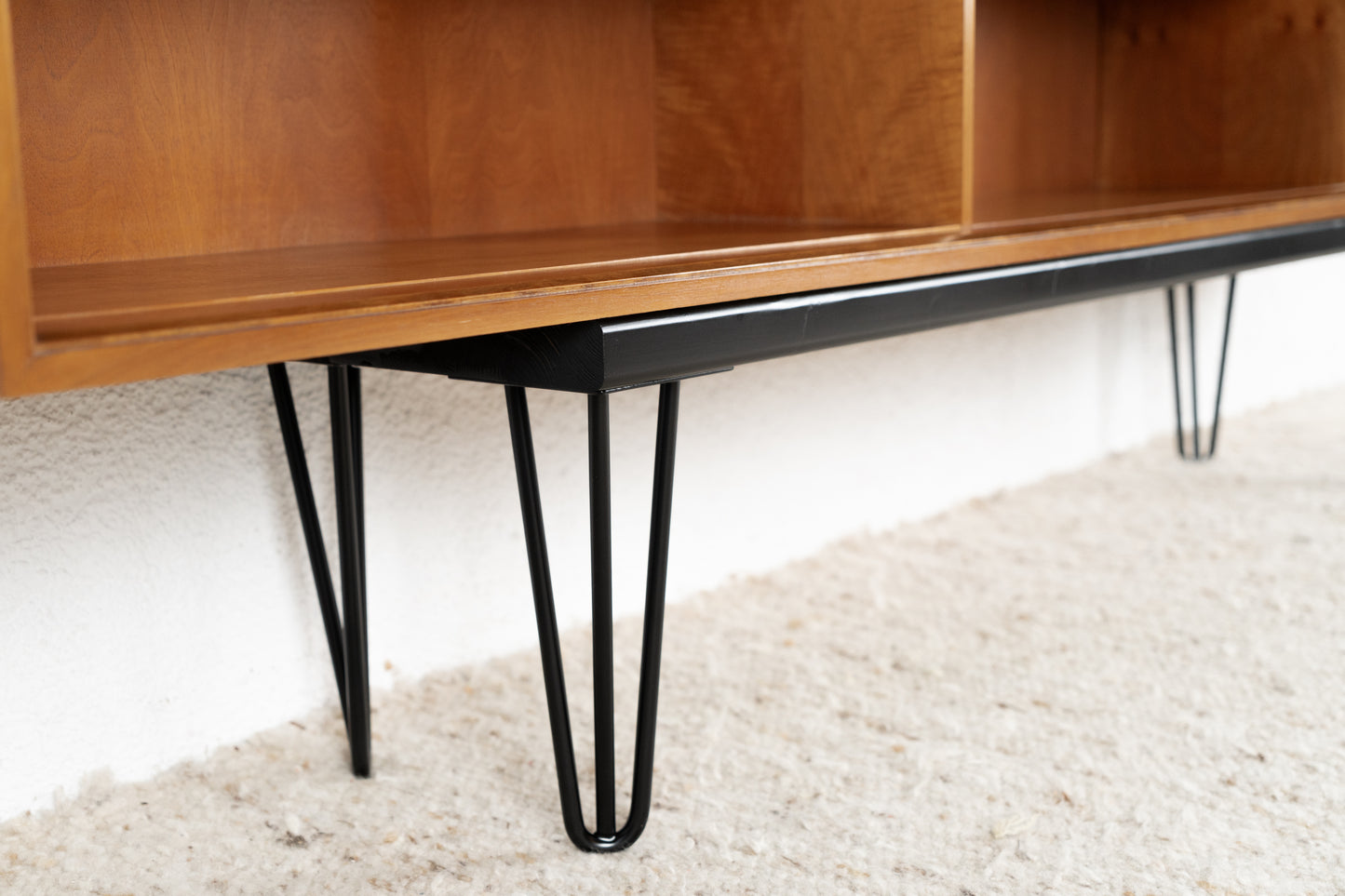 Vintage Lothar Wegner Sideboard Regal Bücherregal Mid Century Holz Nuss