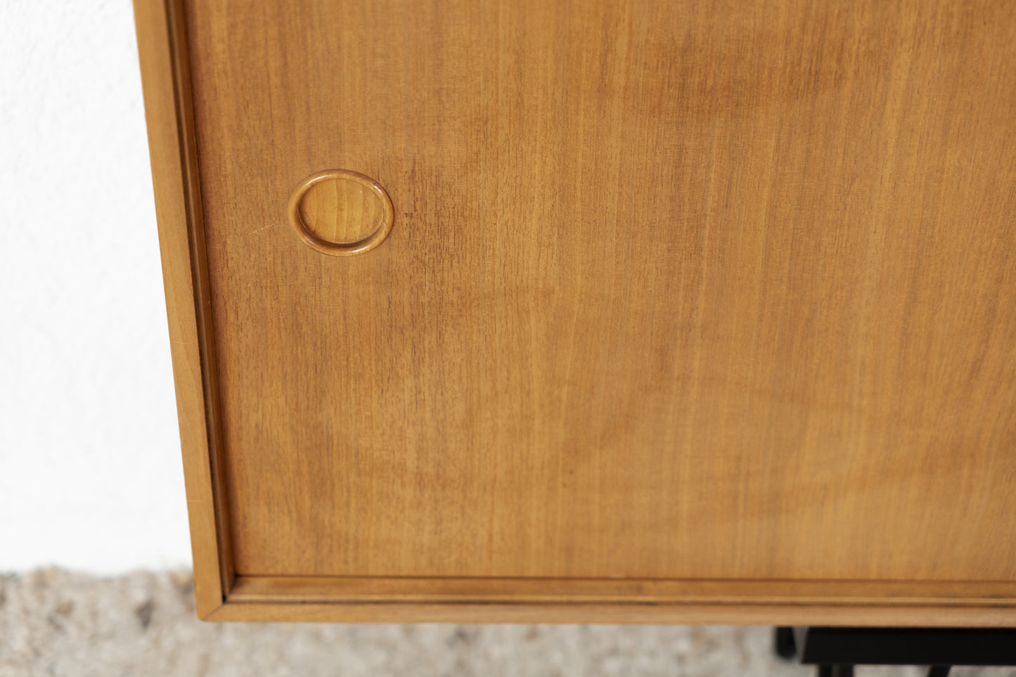 Vintage Lothar Wegner Sideboard Schrank Vitrine Mid Century Holz Nuss Tv Lowboard Kommode