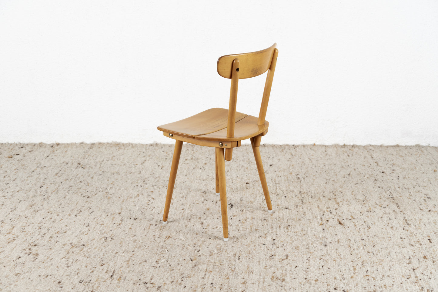 JACOB MÜLLER DESIGNER STUHL Esszimmer Küche Vintage Holz 1960er Design Massivholz Rarität Wohnhilfe Schweiz