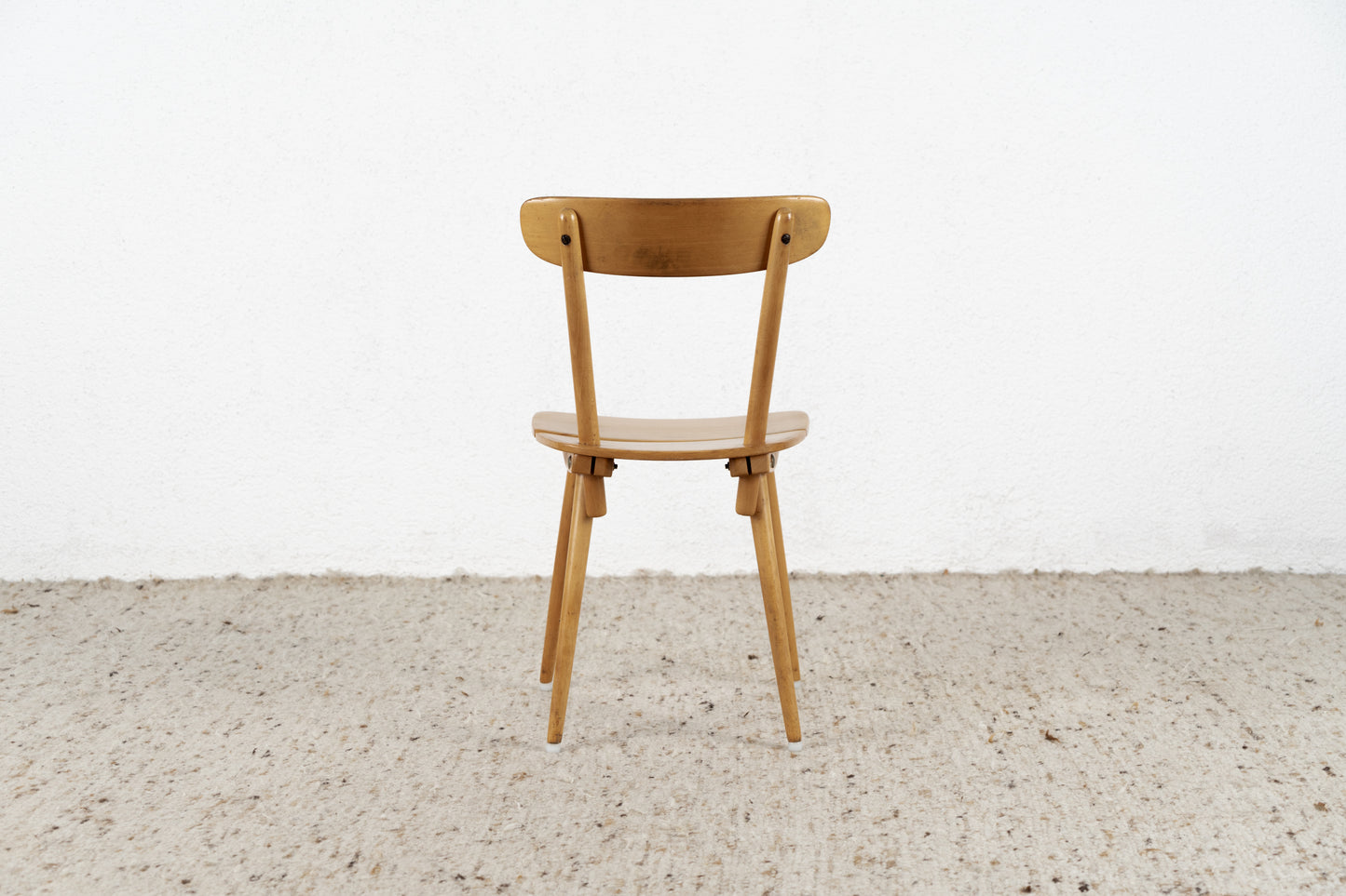 JACOB MÜLLER DESIGNER STUHL Esszimmer Küche Vintage Holz 1960er Design Massivholz Rarität Wohnhilfe Schweiz