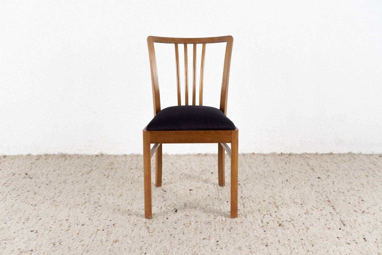 4er Set Vintage Stühle Holz Gepolstert Stuhl Esszimmer Küche 60s 1960er