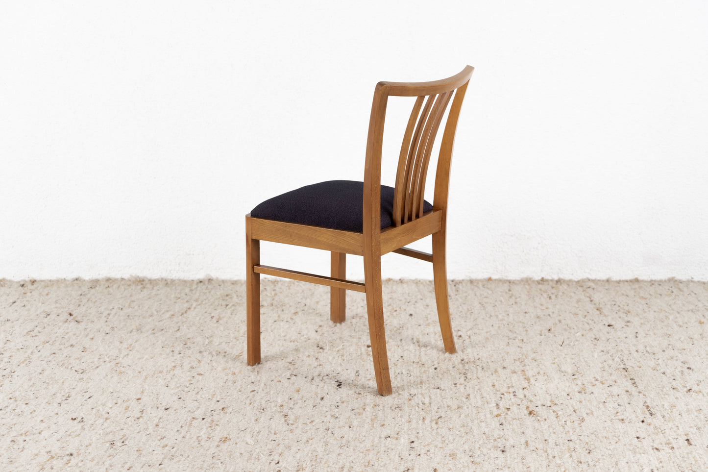 4er Set Vintage Stühle Holz Gepolstert Stuhl Esszimmer Küche 60s 1960er