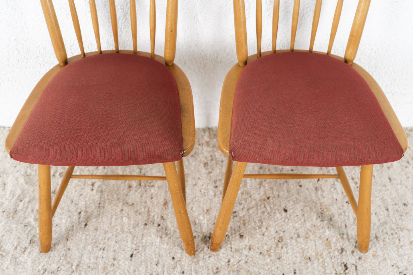 2er Set Vintage Sprossen Stühle