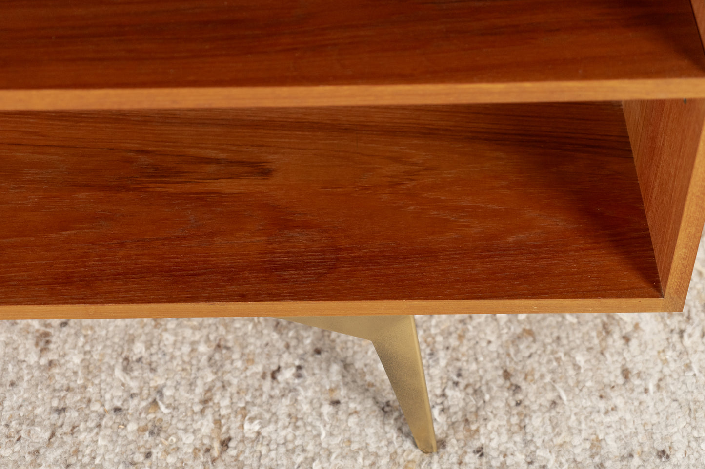 Vintage Sideboard Holz Teak Mid Century Tv Kommode Regal Flur Wohnzimmer