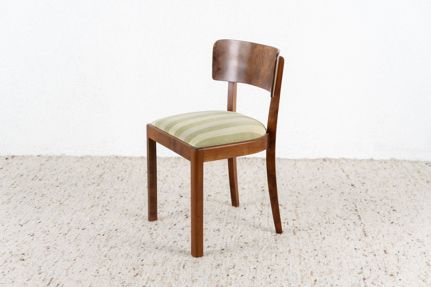 Vintage Holz 6er Set Stühle Esszimmer grün