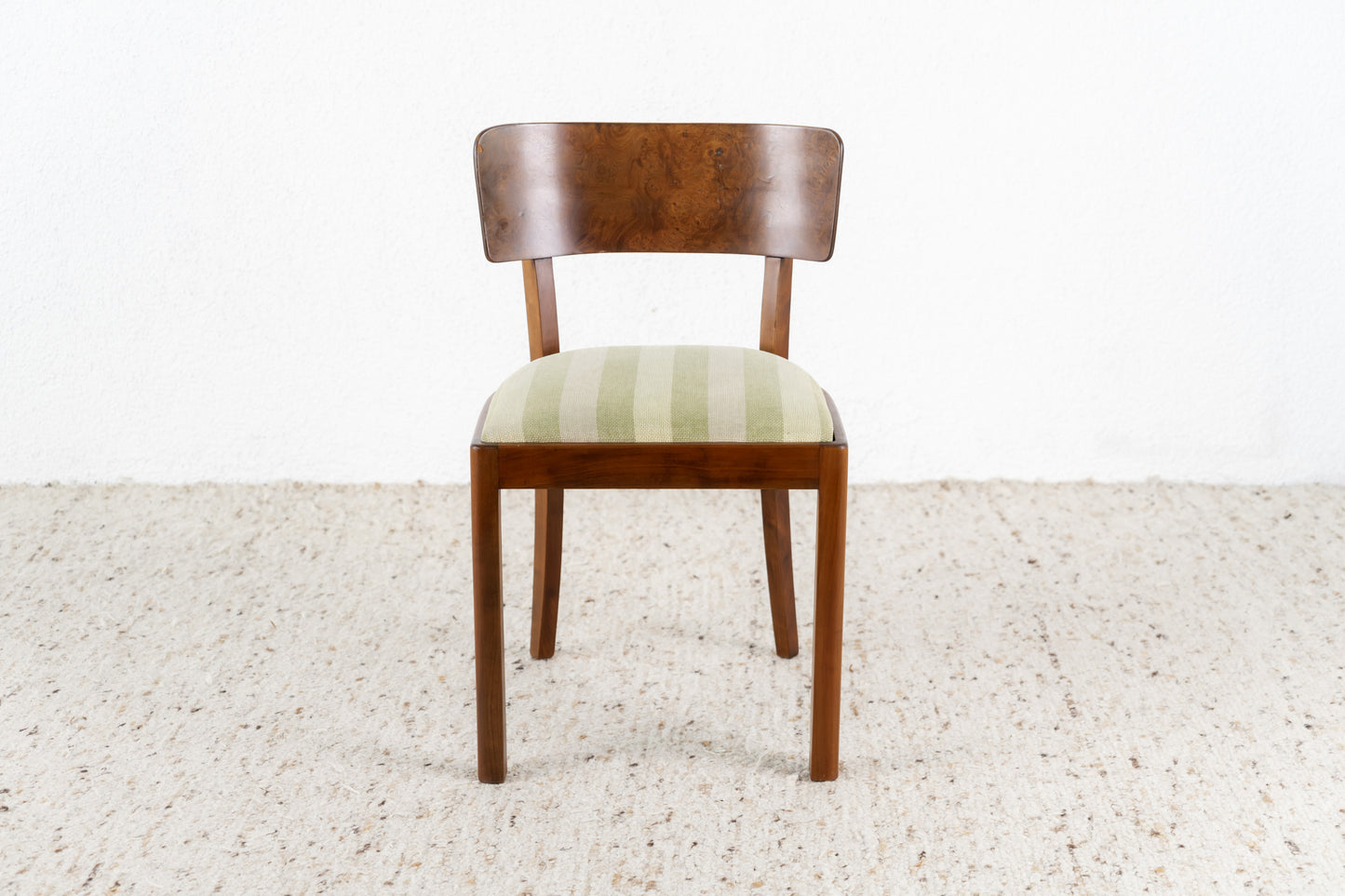 Vintage Holz 6er Set Stühle Esszimmer grün