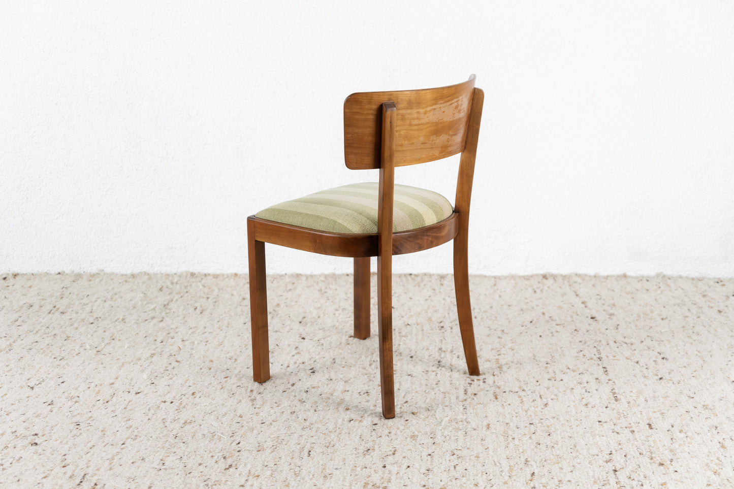 Vintage Holz 6er Set Stühle Esszimmer grün