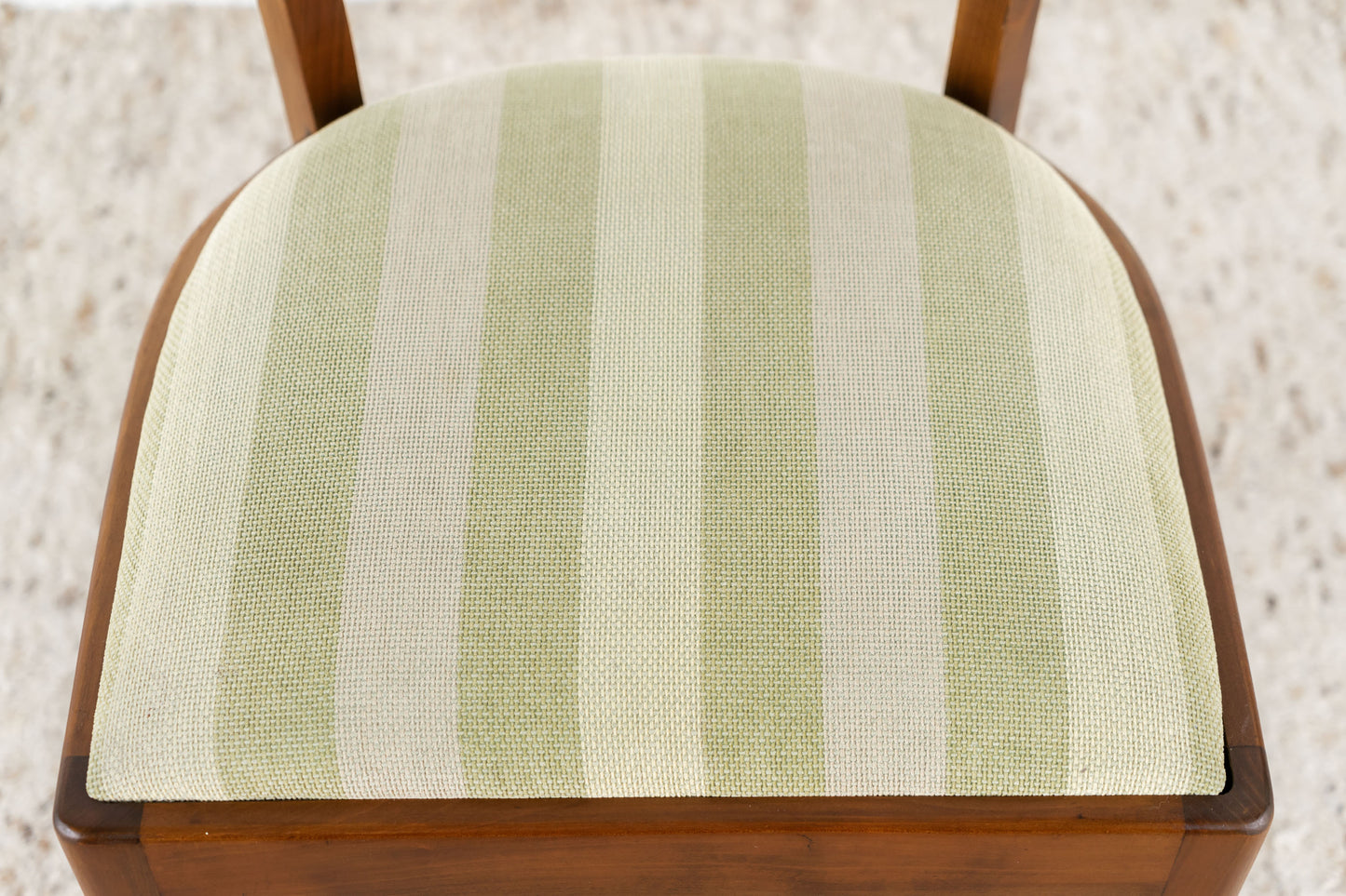 Vintage Holz 6er Set Stühle Esszimmer grün